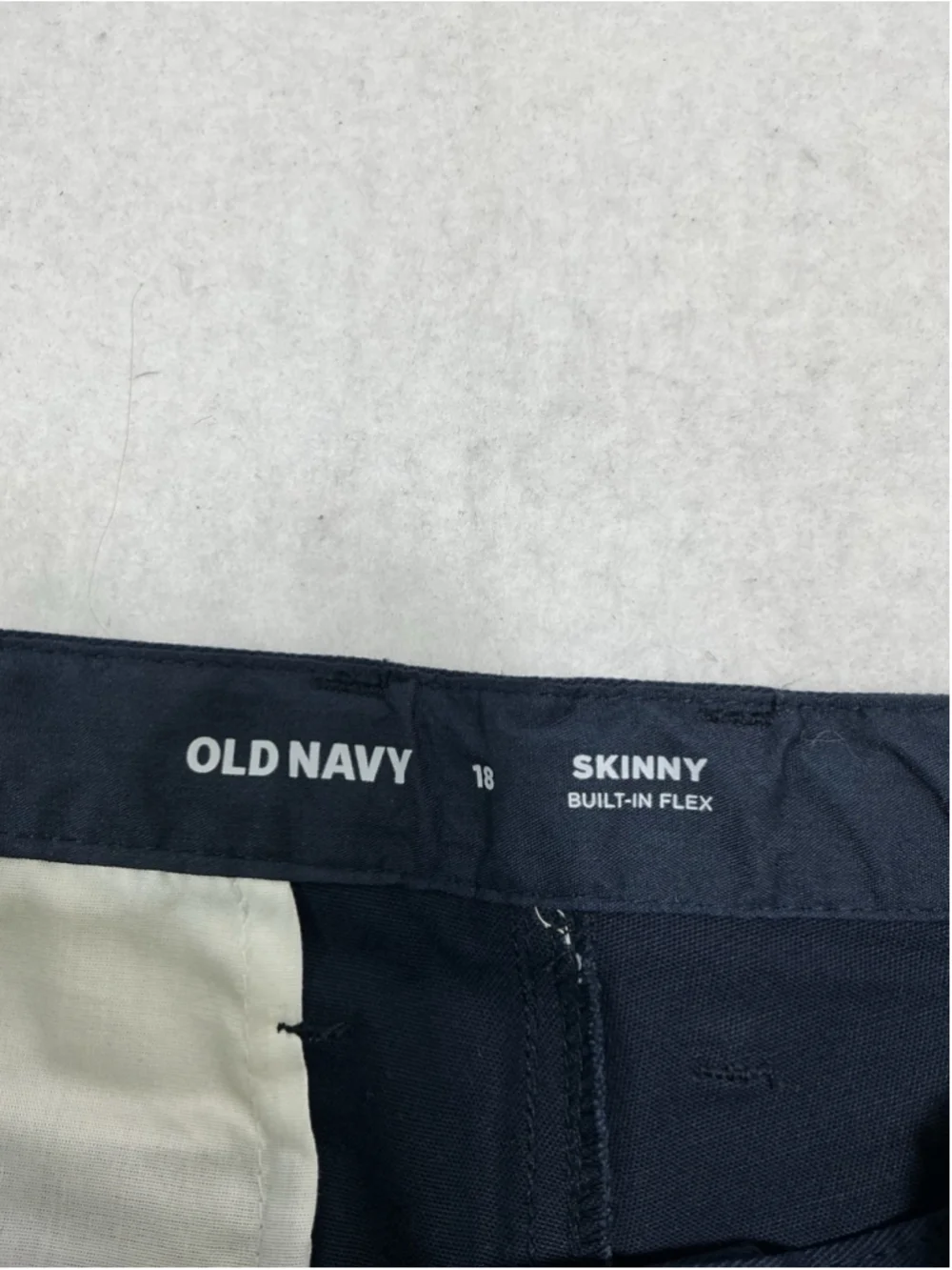 Youth Boys NWT Old Navy Uniform Slacks Nave Size 18 Waist 30 Inch Built In Flex